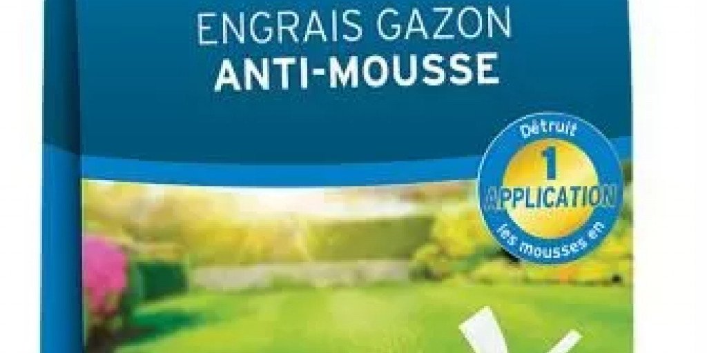 Engrais Gazon Anti-mousse Algoflash 12 kg - 400 m²