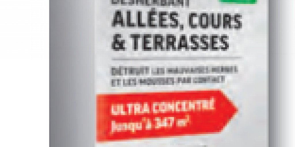 Desherbant ultra concentre 400ml pour cour, allée, terrasse